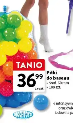 Intermarche Piłki do basenu Mochtoys śred. 60mm 100-pak oferta