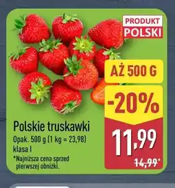 ALDI Polskie truskawki klasa I oferta