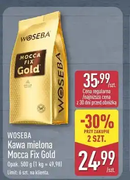 ALDI Kawa mielona Mocca Fix Gold WOSEBA oferta