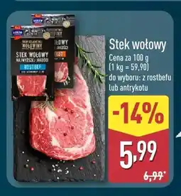 ALDI Stek wołowy z antrykotu oferta