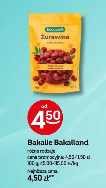 Żabka Bakalie Bakalland oferta