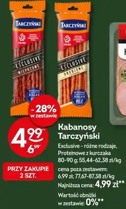 Żabka Kabanosy Tarczyński oferta