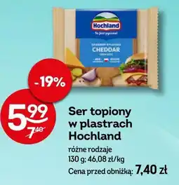 Żabka Ser topiony w plastrach Hochland oferta