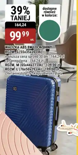 bi1 Walizka abs 8w lock shiny oferta