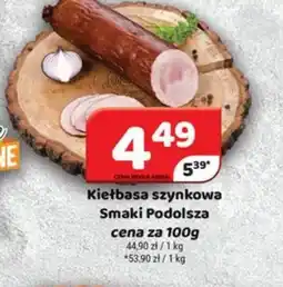 Delfin Smaki Podolsza Kiełbasa szynkowa oferta
