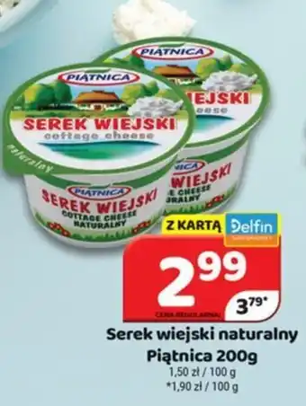 Delfin Piątnica Serek wiejski naturalny oferta