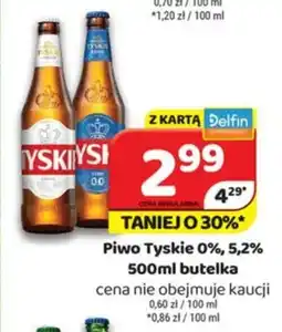 Delfin Tyskie Piwo 0%, 5,2% oferta