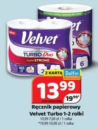 Delfin Velvet Ręcznik papierowy Turbo oferta