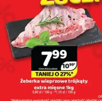 Delfin Żeberka wieprzowe trójkąty extra mięsne oferta