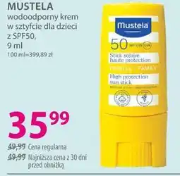 Hebe MUSTELA wodoodporny krem w sztyfcie dla dzieci z SPF50 oferta