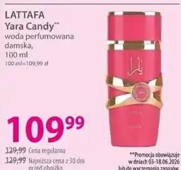 Hebe LATTAFA Yara Candy woda perfumowana damska oferta