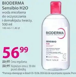 Hebe BIODERMA Sensibio H2O woda micelarna do oczyszczania i demakijażu twarzy oferta