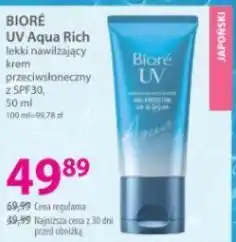 Hebe BIORÉ UV Aqua Rich Krem przeciwsłoneczny oferta