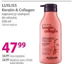 Hebe LUXLISS Keratin & Collagen naprawczy szampon do włosów oferta