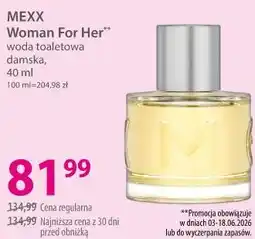 Hebe MEXX Woman For Her woda toaletowa damska oferta