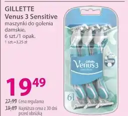 Hebe GILLETTE Venus 3 Sensitive maszynki do golenia damskie oferta