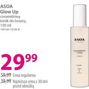 Hebe ASOA Glow Up ceramidowy tonik do twarzy oferta