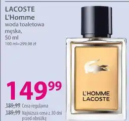 Hebe LACOSTE L'Homme woda toaletowa męska oferta