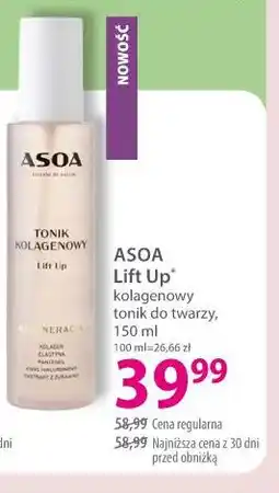 Hebe ASOA Lift Up kolagenowy tonik do twarzy oferta