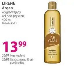 Hebe Lirene Argan wygładzający żel pod prysznic oferta