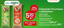 Żabka Czekolada Choctopus z nadzieniem oferta