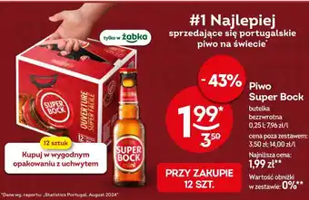 Żabka Piwo Super Bock oferta