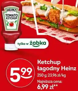 Żabka Ketchup łagodny Heinz oferta