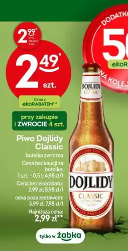 Żabka Piwo Dojlidy Classic oferta