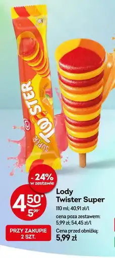 Żabka Lody Twister Super oferta