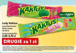 Żabka Lody Kaktus Long Polewka Sour, Gibek, Classic oferta