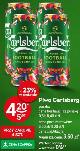 Żabka Piwo Carlsberg oferta
