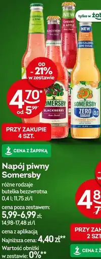 Żabka Somersby Napój piwny oferta
