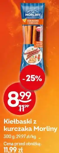 Żabka Kiełbaski z kurczaka Morliny oferta