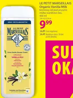 Hebe LE PETIT MARSEILLAIS Organic Vanilla Milk kremowy żel pod prysznic mleko waniliowe bio oferta