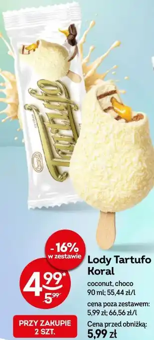 Żabka Lody Tartufo Koral oferta