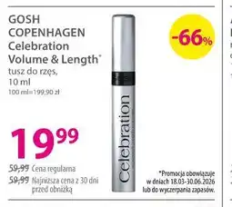 Hebe GOSH COPENHAGEN Celebration Volume & Length tusz do rzęs oferta