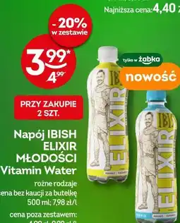 Żabka Napój IBISH ELIXIR MŁODOŚCI Vitamin Water oferta