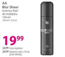 Hebe AA Blur Sheer matowy fixer do makijażu oferta