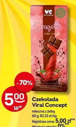 Żabka Czekolada Viral Concept mleczna z żelką oferta