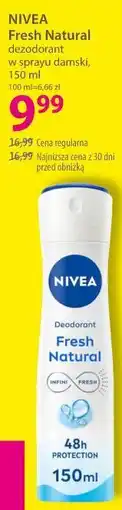 Hebe NIVEA Fresh Natural dezodorant w sprayu damski oferta