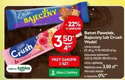 Żabka Baton Pawełek, Bajeczny lub Crush Wedel oferta