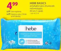 Hebe HEBE BASICS antybakteryjne chusteczki odświeżające, 40 szt oferta
