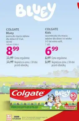 Hebe COLGATE Bluey pasta do mycia zębów dla dzieci 0-5 lat oferta
