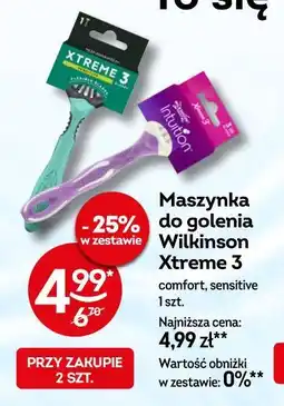 Żabka Maszynka do golenia Wilkinson Xtreme 3 oferta