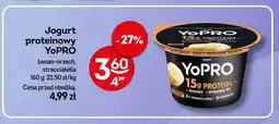 Żabka Jogurt proteinowy YoPRO banan-orzech, stracciatella oferta