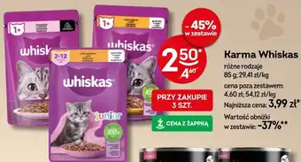 Żabka Karma Whiskas oferta