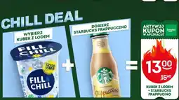 Żabka Kubek z lodem + Starbucks Frappuccino oferta