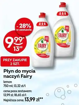 Żabka Płyn do mycia naczyń Fairy oferta