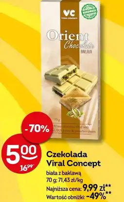 Żabka Czekolada Viral Concept biała z baklawą oferta