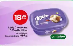 Żabka Lody Chocolate & Vanilla Milka oferta